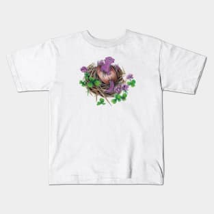 Hatchling Purple Kids T-Shirt